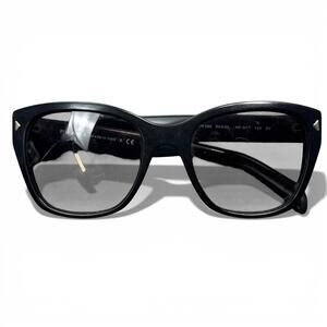 PRADA Women’s Sunglasses Made In Italy SPR 09S Black Designer Sunglasses